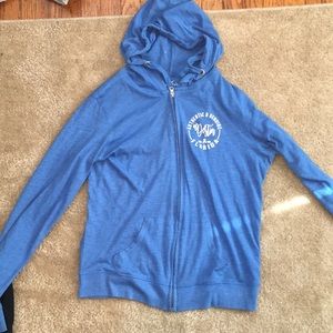 ThIn Blue Zipper Jacket